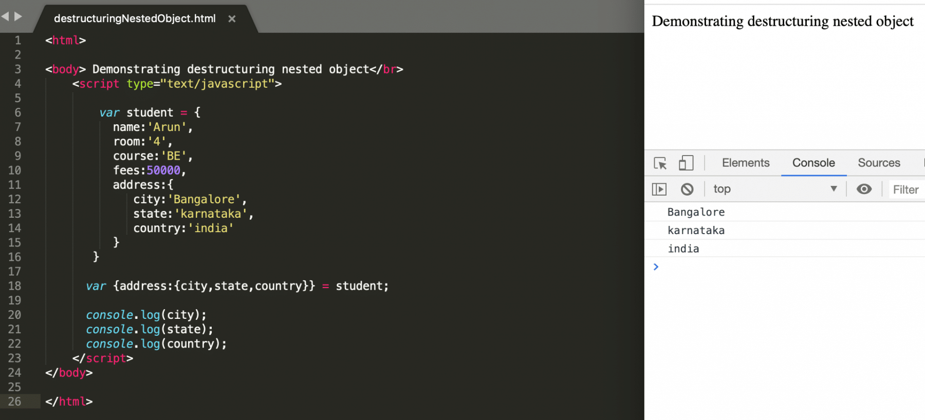 What Is Javascript Destructuring And Different Ways To Perform ...